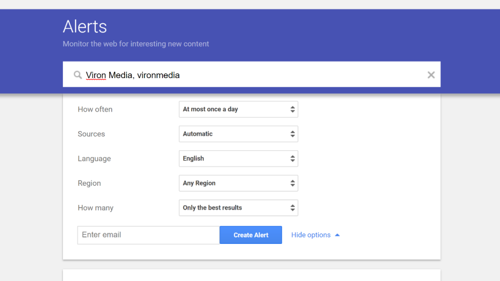 How to Set up Google Alerts for Your Website